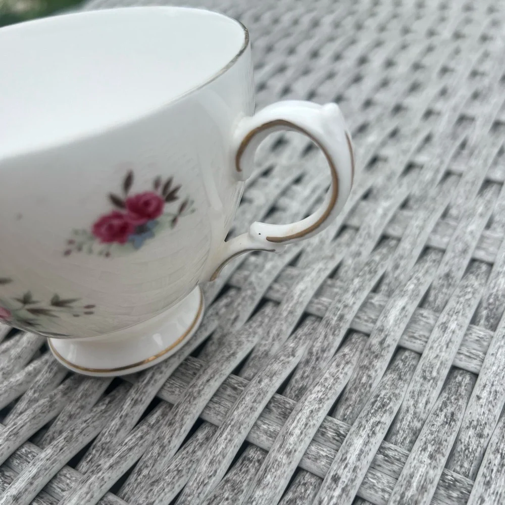 Vintage Queen Anne Teacup and Saucer Set